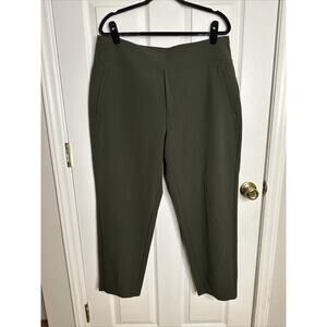 Athleta Women’s Brooklyn Ankle Pants – Size 16 – Olive Green